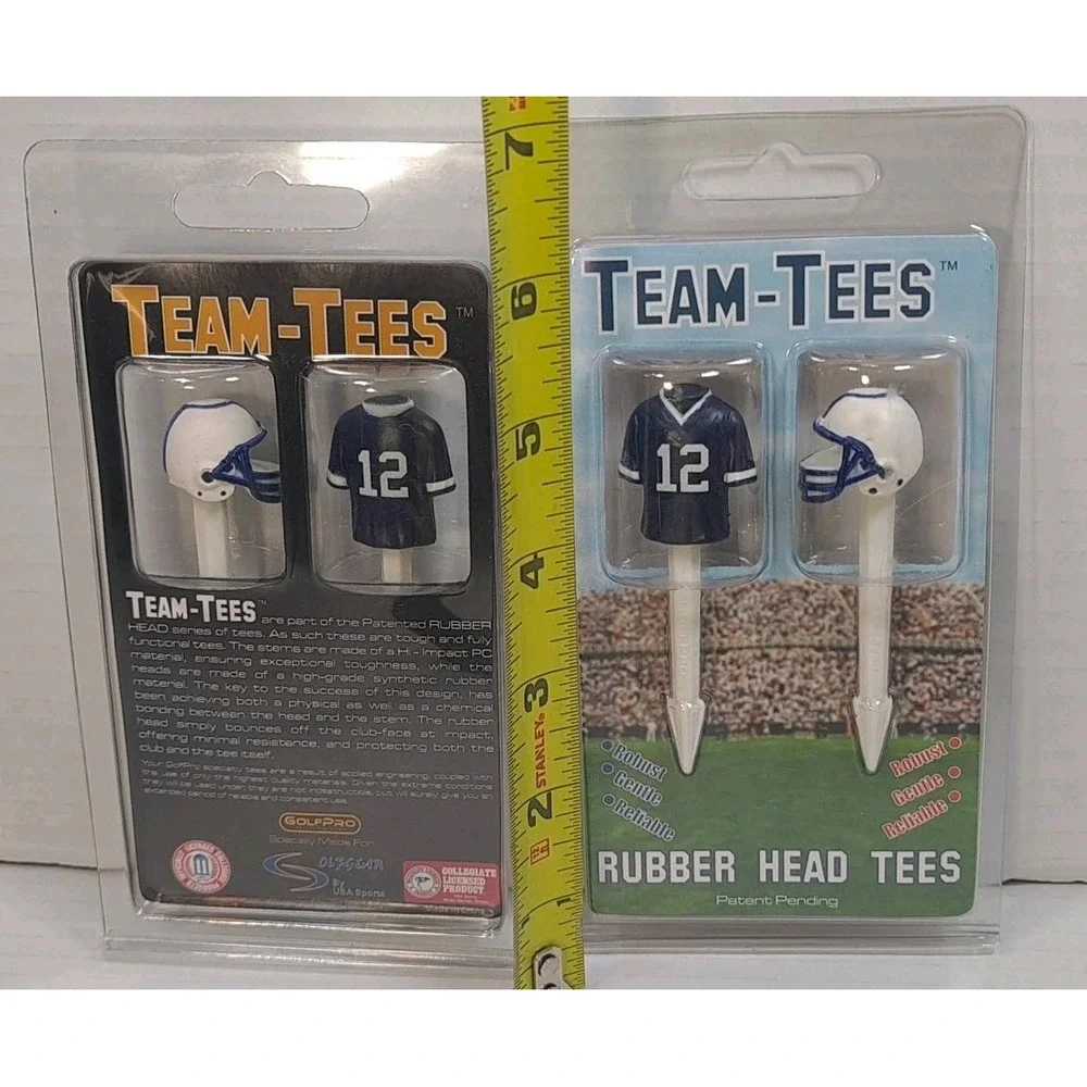 NIP Penn State Nittany Lions Golf Pro‎ Rubber Head Golf Tees, 4 Total Golf Tees
